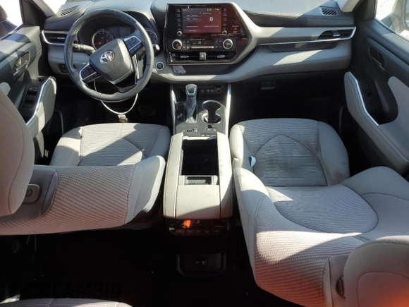 2021 Toyota Highlander L z VIN 5TDZZRAH2MS067837, wystawiony jako Copart lot #57457195 z przebiegiem 53 904 mil mil oraz Szkoda całkowita • Salvage title. Historia ofert i sprzedaży dostępna na DreamBid. Obrazek 8.