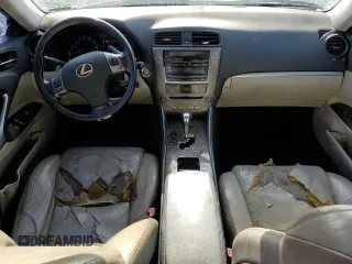 2011 Lexus IS 250 with VIN JTHBF5C24B5138890, listed as a Copart auction lot 55351905 with 263,022 mi miles and Salvage Title. Bid and sale history available at DreamBid. Image 8.