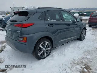 2019 Hyundai Kona Limited with VIN KM8K3CA5XKU382654, listed as a IAAI auction lot 41548709 with 82,089 mi miles. Bid and sale history available at carsss.com. Image 4.