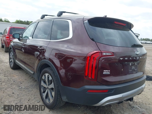 2020 Kia Telluride EX with VIN 5XYP3DHC1LG056748, listed as a IAAI auction lot 41926108 with 91,751 mi miles and . Bid and sale history available at DreamBid. Image 3.