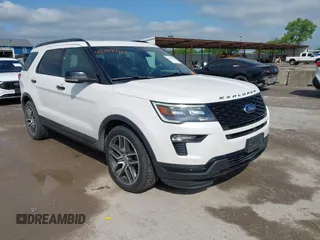 2019 Ford Explorer Sport with VIN 1FM5K8GT2KGB38269, listed as a IAAI auction lot 42177704 with 81,773 mi miles and . Bid and sale history available at DreamBid. Image 1.