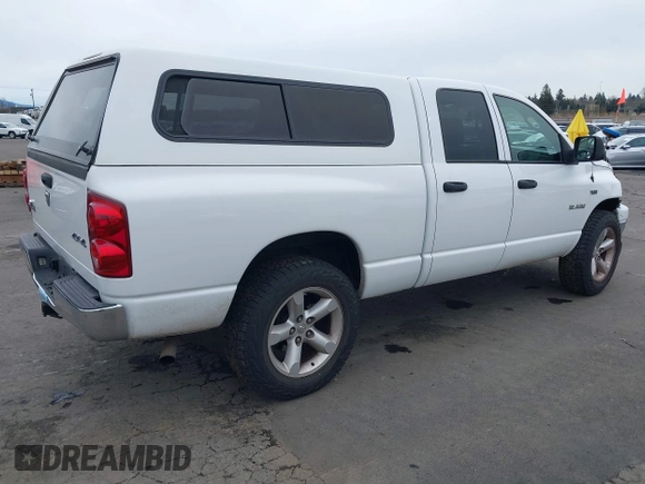 2008 Dodge 1500 SLT with VIN 1D7HU18258J231409, listed as a IAAI auction lot 41627216 with 119,838 mi miles. Bid and sale history available at carsss.com. Image 4.
