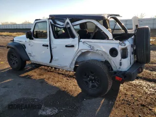 2021 Jeep Wrangler Unlimited Sport with VIN 1C4HJXDN2MW556893, listed as a Copart auction lot 41532205 with 52,891 mi miles and Salvage title. Bid and sale history available at DreamBid. Image 2.