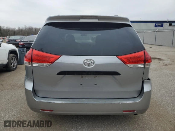 2011 Toyota Sienna with VIN 5TDZK3DC4BS159062, listed as a Copart auction lot 50988035 with 0 mi miles and Clean Title. Bid and sale history available at carsss.com. Image 6.