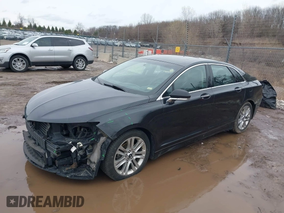 2015 Lincoln MKZ Hybrid with VIN 3LN6L2LUXFR602601, listed as a IAAI auction lot 41956495 with 346,448 mi miles. Bid and sale history available at carsss.com. Image 2.