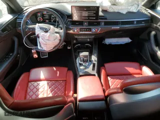 2021 Audi S4 Premium Plus with VIN WAUB4AF44MA027812, listed as a Copart auction lot 52700345 with 28,053 mi miles and Salvage Title. Bid and sale history available at carsss.com. Image 8.