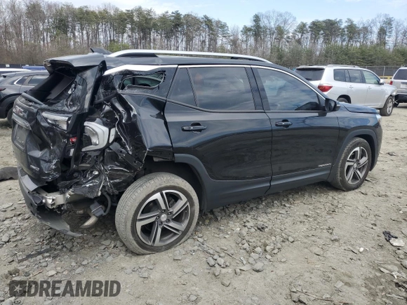 2019 GMC Terrain SLT with VIN 3GKALVEV8KL107546, listed as a Copart auction lot 51058485 with 99,866 mi miles and Salvage Title. Bid and sale history available at carsss.com. Image 3.