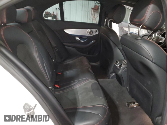 2018 Mercedes-Benz C 43 AMG with VIN 55SWF6EB4JU237002, listed as a Copart auction lot 46784155 with 88,525 mi miles and Salvage Title. Bid and sale history available at carsss.com. Image 10.