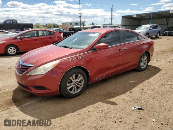 2011 Hyundai Sonata GLS with VIN 5NPEB4AC9BH163722, listed as a Copart auction lot 54074575 with 126,711 mi miles and Salvage Title. Bid and sale history available at DreamBid. Image 1.