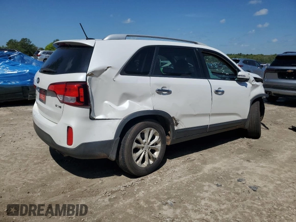 2015 Kia Sorento EX with VIN 5XYKU4A74FG636035, listed as a Copart auction lot 51420315 with 109,804 mi miles and Salvage Title. Bid and sale history available at carsss.com. Image 3.