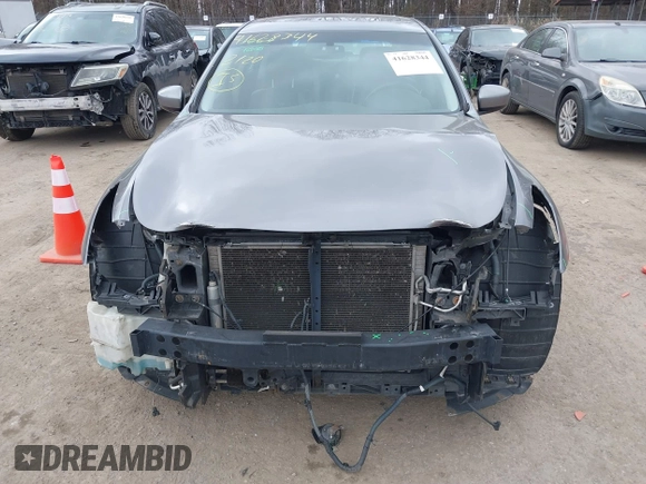 2011 Infiniti G25 x with VIN JN1DV6AR1BM653907, listed as a IAAI auction lot 41628344 with 158,949 mi miles. Bid and sale history available at carsss.com. Image 12.