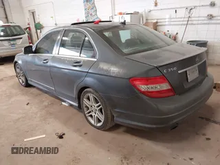 2009 Mercedes-Benz C-Class 3.5L Sport with VIN WDDGF56X59F212066, listed as a IAAI auction lot 41279151 with Not Provided miles. Bid and sale history available at carsss.com. Image 3.