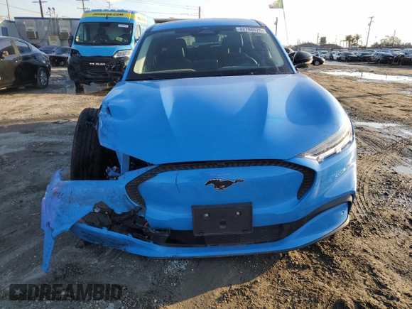 2023 Ford Mustang Mach-E Select with VIN 3FMTK1RM0PMA41668, listed as a Copart auction lot 42788025 with 24,090 mi miles and Salvage Title. Bid and sale history available at DreamBid. Image 5.