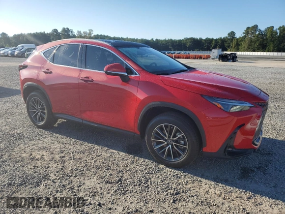 2025 Lexus NX 350h Luxury with VIN JTJHKCEZ6S2045132, listed as a Copart auction lot 73509094 with 8,709 mi miles and Salvage title. Bid and sale history available at DreamBid. Image 4.