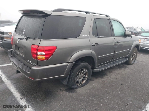 2003 Toyota Sequoia Limited with VIN 5TDBT48A73S184746, listed as a IAAI auction lot 41488014 with 298,447 mi miles. Bid and sale history available at carsss.com. Image 4.