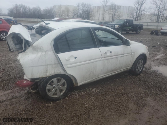 2011 Hyundai Accent GLS with VIN KMHCN4AC3BU574498, listed as a Copart auction lot 52170775 with 77,188 mi miles and Salvage Title. Bid and sale history available at carsss.com. Image 3.