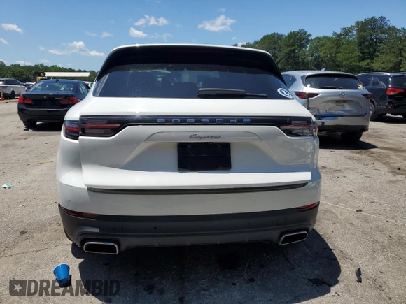 2020 Porsche Cayenne with VIN WP1AA2AY1LDA07598, listed as a Copart auction lot 56995655 with 24,678 mi miles and Salvage title. Bid and sale history available at DreamBid. Image 6.