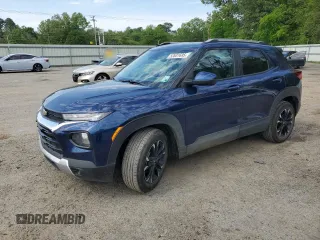 2022 Chevrolet TrailBlazer LT with VIN KL79MPSL0NB054595, listed as a Copart auction lot 52631695 with 25,839 mi miles and Salvage Title. Bid and sale history available at carsss.com. Image 1.