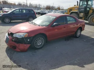 2004 Chrysler Sebring LX with VIN 1C3EL46X34N152599, listed as a Copart auction lot 77840784 with 128,324 mi miles and Salvage Title. Bid and sale history available at carsss.com. Image 1.