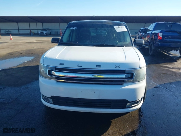 2014 Ford Flex SEL with VIN 2FMGK5C81EBD21053, listed as a IAAI auction lot 41397411 with 179,800 mi miles. Bid and sale history available at carsss.com. Image 12.