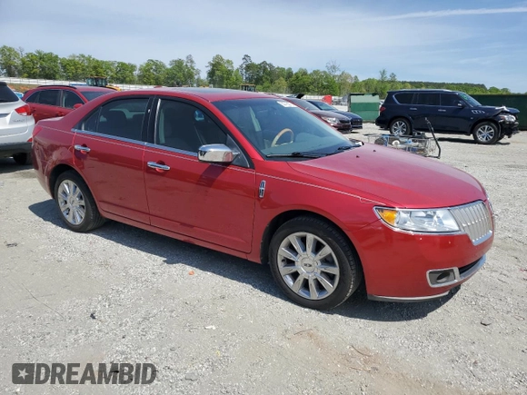 2010 Lincoln MKZ with VIN 3LNHL2GC4AR755624, listed as a Copart auction lot 53716375 with 89,788 mi miles and Clean Title. Bid and sale history available at DreamBid. Image 4.