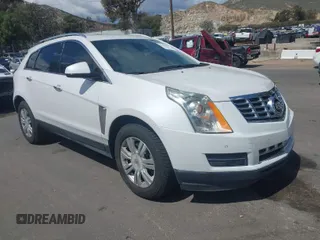 2015 Cadillac SRX Luxury Collection with VIN 3GYFNBE38FS584296, listed as a IAAI auction lot 41950092 with 56,691 mi miles and . Bid and sale history available at carsss.com. Image 1.