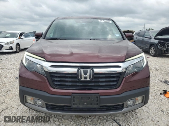 2019 Honda Ridgeline RTL-E with VIN 5FPYK3F70KB002068, listed as a Copart auction lot 54766055 with 109,131 mi miles and Clean title. Bid and sale history available at DreamBid. Image 5.
