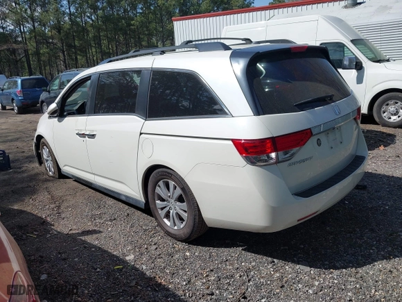 2016 Honda Odyssey EX-L with VIN 5FNRL5H62GB051628, listed as a IAAI auction lot 41911509 with 128,281 mi miles. Bid and sale history available at carsss.com. Image 3.