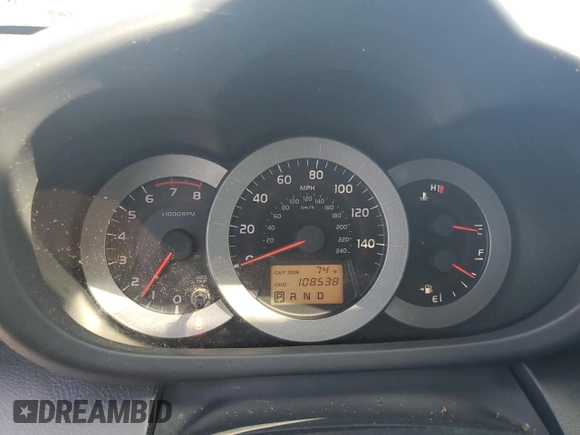 2008 Toyota RAV4 Sport с VIN JTMZK32V886010313, выставлен на аукционе Copart как лот 52414175 с пробегом 108 538 миль миль и Списание • Salvage title. История ставок и продаж доступна на DreamBid. Изображение 9.