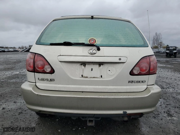 1999 Lexus RX 300 Luxury SUV with VIN JT6HF10U5X0006467, listed as a Copart auction lot 49979895 with 263,450 mi miles and Salvage Title. Bid and sale history available at carsss.com. Image 6.