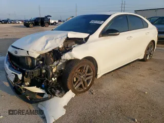 2020 Kia Forte GT-Line with VIN 3KPF34AD3LE238138, listed as a Copart auction lot 54013735 with 100,396 mi miles and Salvage Title. Bid and sale history available at DreamBid. Image 1.