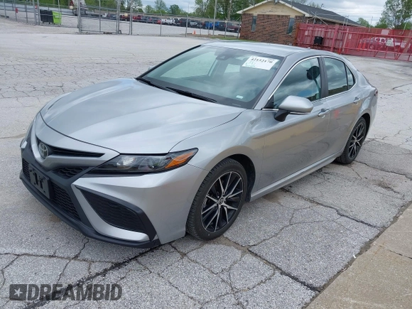 2023 Toyota Camry SE with VIN 4T1G11AK4PU736195, listed as a IAAI auction lot 42152170 with 54,465 mi miles. Bid and sale history available at carsss.com. Image 2.