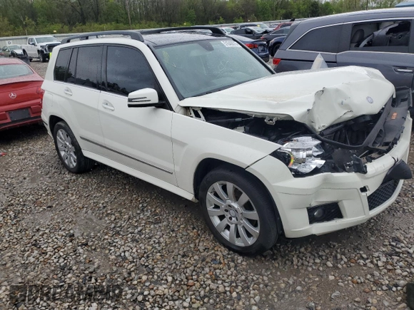 2012 Mercedes-Benz GLK with VIN WDCGG5GB6CF879286, listed as a Copart auction lot 51648875 with 124,058 mi miles and Salvage Title. Bid and sale history available at carsss.com. Image 4.
