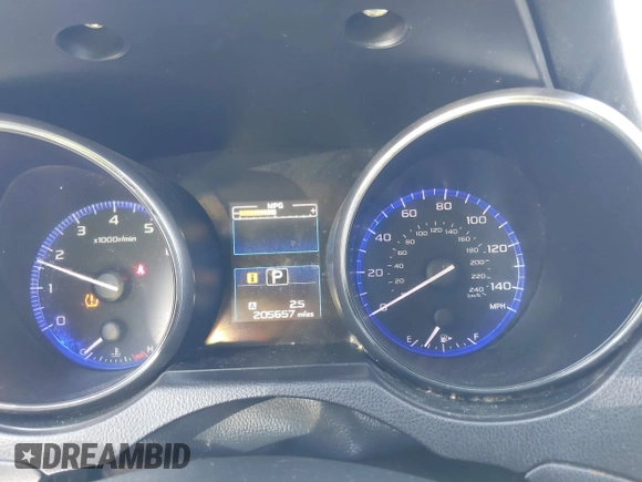 2017 Subaru Outback Premium with VIN 4S4BSACC9H3372926, listed as a IAAI auction lot 42532074 with 205,657 mi miles and . Bid and sale history available at DreamBid. Image 7.