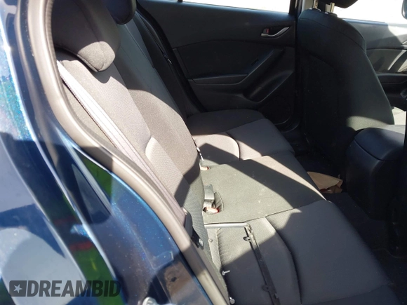 2015 Mazda 3 i SV with VIN JM1BM1T74F1235726, listed as a IAAI auction lot 41899717 with 83,201 mi miles. Bid and sale history available at carsss.com. Image 8.