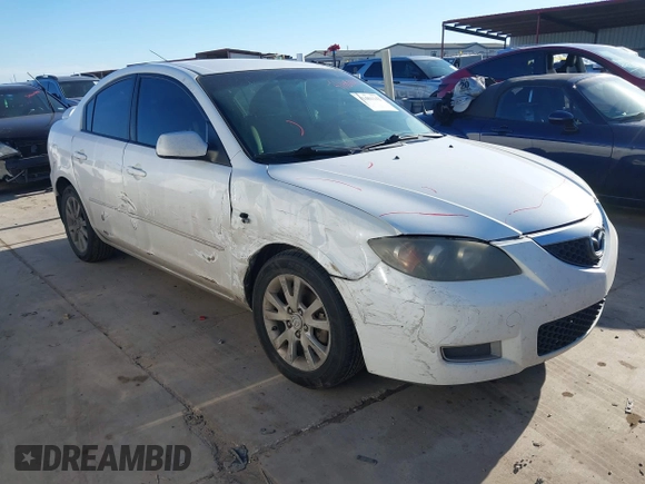 2008 Mazda 3 i Sport with VIN JM1BK12F681848304, listed as a IAAI auction lot 41481142 with 264,093 mi miles and . Bid and sale history available at DreamBid. Image 1.