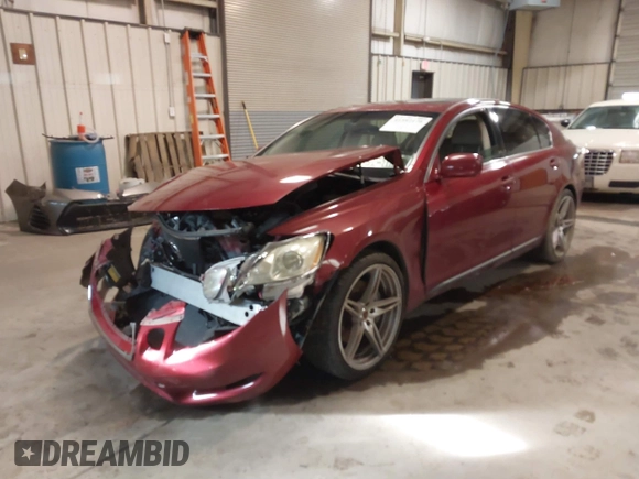 2007 Lexus GS with VIN JTHBE96S570025119, listed as a IAAI auction lot 41597178 with 189,483 mi miles. Bid and sale history available at carsss.com. Image 17.
