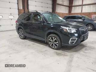 2020 Subaru Forester Limited with VIN JF2SKAUC4LH499843, listed as a IAAI auction lot 41976456 with 87,008 mi miles. Bid and sale history available at carsss.com. Image 1.