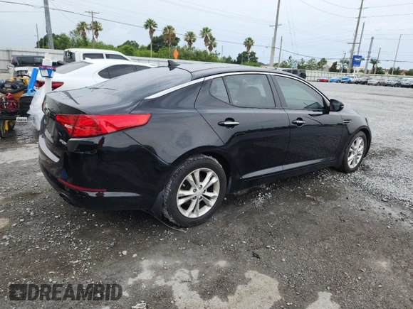2013 Kia Optima EX z VIN 5XXGN4A79DG162815, wystawiony jako Copart lot #59282275 z przebiegiem 163 920 mil mil oraz Szkoda całkowita • Salvage title. Historia ofert i sprzedaży dostępna na DreamBid. Obrazek 3.