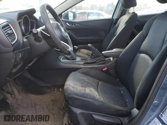 2015 Mazda 3 i SV with VIN JM1BM1T70F1228921, listed as a Copart auction lot 80204274 with 165,845 mi miles and Salvage Title. Bid and sale history available at DreamBid. Image 7.