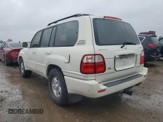 2000 Lexus LX 470 z VIN JT6HT00WXY0120728, wystawiony jako Copart lot #59509515 z przebiegiem 360 131 mil mil oraz Czysty tytuł • Clean title. Historia ofert i sprzedaży dostępna na DreamBid. Obrazek 2.
