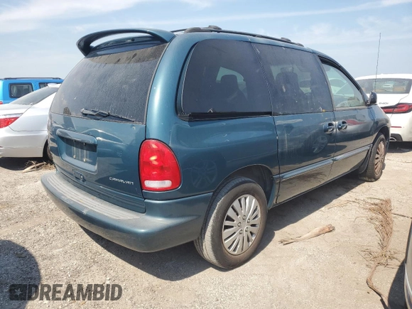 2000 Dodge Caravan SE with VIN 2B4GP45G9YR667980, listed as a Copart auction lot 76298204 with Not Provided miles and Salvage Title. Bid and sale history available at carsss.com. Image 3.