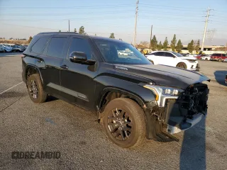 2023 Toyota Sequoia SR5 with VIN 7SVAAABA3PX015693, listed as a Copart auction lot 41651685 with 11,626 mi miles and Salvage Title. Bid and sale history available at carsss.com. Image 4.