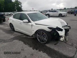 2017 Infiniti Q50 Sport z VIN JN1EV7AP0HM734043, wystawiony jako Copart lot #58812505 z przebiegiem 111 596 mil mil oraz Szkoda całkowita • Salvage title. Historia ofert i sprzedaży dostępna na DreamBid. Obrazek 4.