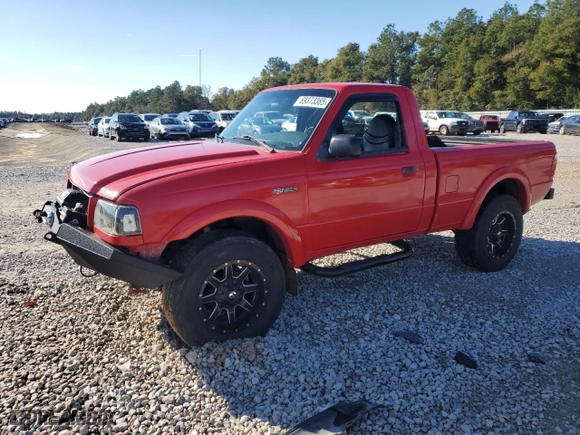 2002 Ford Ranger XL with VIN 1FTYR11U12TA02678, listed as a Copart auction lot 89373385 with 68,183 mi miles and Salvage Title. Bid and sale history available at carsss.com. Image 1.
