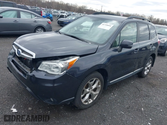 2015 Subaru Forester Touring with VIN JF2SJAWC0FH585722, listed as a IAAI auction lot 41734016 with 90,728 mi miles and . Bid and sale history available at DreamBid. Image 17.