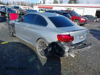 2015 BMW 2 Series 228i with VIN WBA1F5C55FV343662, listed as a IAAI auction lot 41729309 with 90,770 mi miles. Bid and sale history available at carsss.com. Image 3.