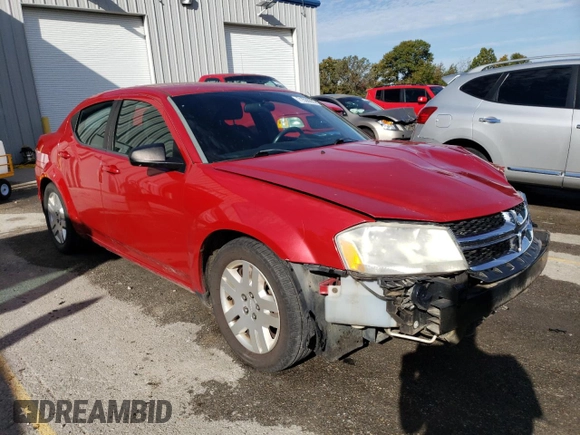2014 Dodge Avenger SE with VIN 1C3CDZAB5EN115780, listed as a Copart auction lot 71506833 with 129,526 mi miles and Salvage Title. Bid and sale history available at carsss.com. Image 4.