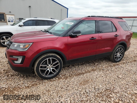 2017 Ford Explorer Sport z VIN 1FM5K8GT2HGE40749, wystawiony jako Copart lot #64775305 z przebiegiem 137 533 mil mil oraz Szkoda całkowita • Salvage title. Historia ofert i sprzedaży dostępna na DreamBid. Obrazek 1.