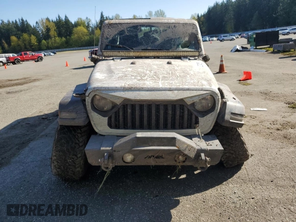 2018 Jeep Wrangler Unlimited Sport S с VIN 1C4HJXDN5JW254560, выставлен на аукционе Copart как лот 53254825 с пробегом Не указан миль и Списание • Salvage title. История ставок и продаж доступна на DreamBid. Изображение 5.